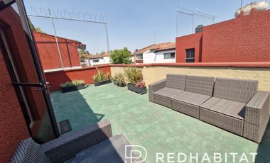 RENTA CASA EN CONDOMINIO HORIZONTAL CON JARDIN BARRIO DEL NIÑO JESUS COYOACAN