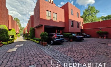 RENTA CASA EN CONDOMINIO HORIZONTAL CON JARDIN BARRIO DEL NIÑO JESUS COYOACAN