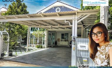 House for sale/rent at Chaiyaphruek Bangna Km.7  The house is fully decorated and ready to move in.