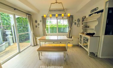 House for sale/rent at Chaiyaphruek Bangna Km.7  The house is fully decorated and ready to move in.