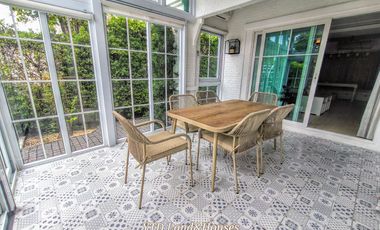 House for sale/rent at Chaiyaphruek Bangna Km.7  The house is fully decorated and ready to move in.