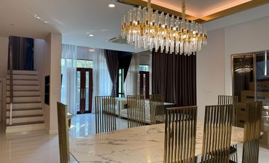 Single house for sale, The City Bangna KM.7, corner plot, near the club