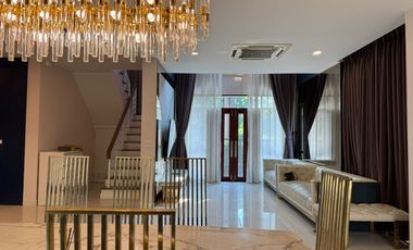Single house for sale, The City Bangna KM.7, corner plot, near the club