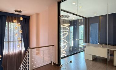 Single house for sale, The City Bangna KM.7, corner plot, near the club