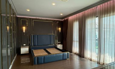 Single house for sale, The City Bangna KM.7, corner plot, near the club