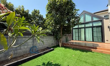 Single house for sale, The City Bangna KM.7, corner plot, near the club