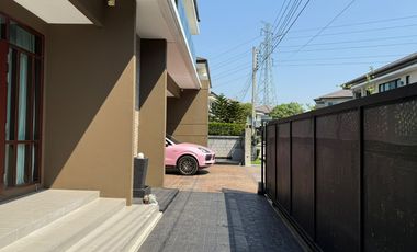 Single house for sale, The City Bangna KM.7, corner plot, near the club