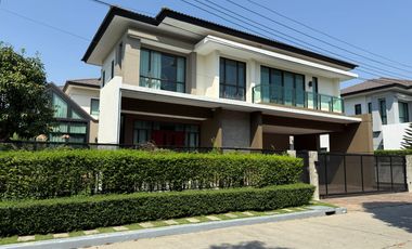 Single house for sale, The City Bangna KM.7, corner plot, near the club