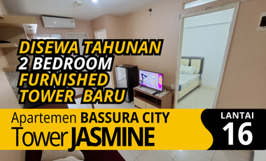 Sewa 2 Bedroom Furnished Tahunan Murah Tower Baru Apartemen Bassura City