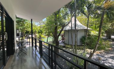 Twin House for Rent – 1 Bedroom Units, Fully Furnished with Garden & Pond Views