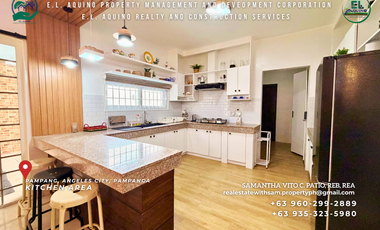 Fully Furnished 3 Bedroom Modern Bungalow House with Pool for Rent in Secured Subdivision in Pampang Angeles City Pampanga