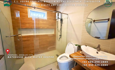 Fully Furnished 3 Bedroom Modern Bungalow House with Pool for Rent in Secured Subdivision in Pampang Angeles City Pampanga