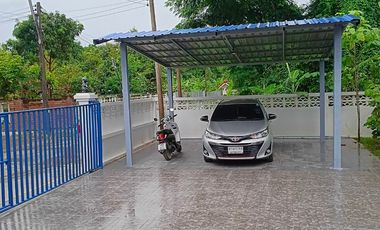 ขายขาดทุน!!! บ้านพร้อมที่ดิน พึ่งสร้างเสร็จ ใกล้ตลาดวังสีสูบ 130 ตร.วา