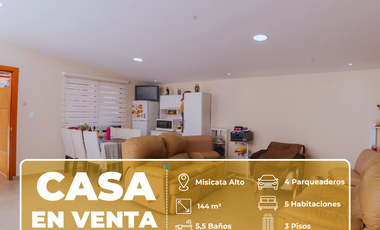 CASA EN VENTA EN MISICATA ALTO