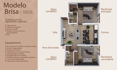 Departamentos en venta Galatha