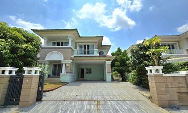 Super Luxury Single House for Sale, Nanthawan Suanluang Ro. 9, large size, 3-bed, 3-bath, 1-maid, 5 parking, Good condition, Original layout