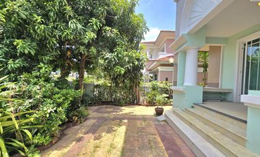 Super Luxury Single House for Sale, Nanthawan Suanluang Ro. 9, large size, 3-bed, 3-bath, 1-maid, 5 parking, Good condition, Original layout