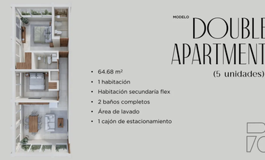 Departamento en Venta Bentro Central Living Benito Juárez Nte, Mérida Yucatán
