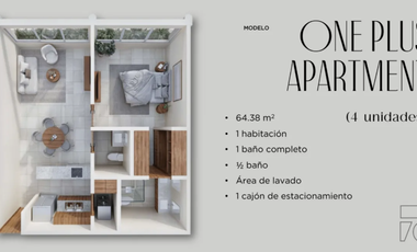 Departamento en Venta Bentro Central Living Benito Juárez Nte, Mérida Yucatán