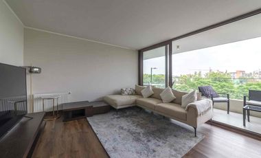 Se Arrienda Moderno departamento AMOBLADO en Las Condes de 3hab./3banos/1 est./1 bod. A 5 min del mall Sport