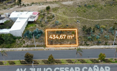 Terreno en Venta en Huachi “La Joya” | 434,67 m2 Acceso a Vía Principal