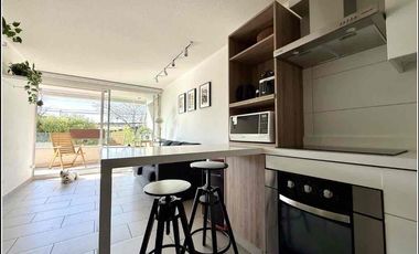 Se arrienda Departamento Amoblado en excelente ubicación en las Condes 2hab./2banos/est/bod/10min.Metro Hernando de Magallanes