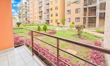 Se vende departamento de 3 habitaciones en Piso 1 en Condominio en Parques de Surco 2