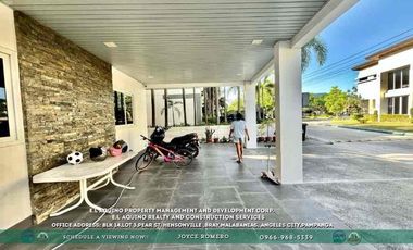 4 Bedrooms House For Rent with Pool Located in a secured subdivision in Barangay Amsic,Angeles City,Pampanga