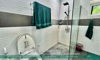4 Bedrooms House For Rent with Pool Located in a secured subdivision in Barangay Amsic,Angeles City,Pampanga