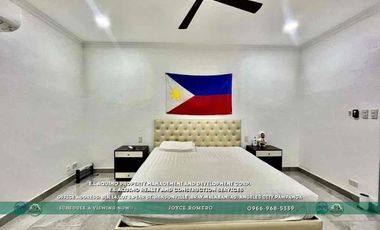 4 Bedrooms House For Rent with Pool Located in a secured subdivision in Barangay Amsic,Angeles City,Pampanga