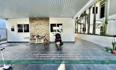 4 Bedrooms House For Rent with Pool Located in a secured subdivision in Barangay Amsic,Angeles City,Pampanga