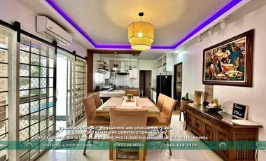 3 Bedrooms House For Rent with Pool Located in a secured subdivision in Barangay Cutcut,Angeles City,Pampanga