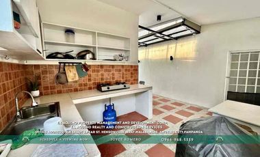 3 Bedrooms House For Rent with Pool Located in a secured subdivision in Barangay Cutcut,Angeles City,Pampanga