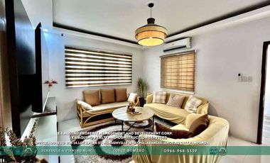 3 Bedrooms House For Rent with Pool Located in a secured subdivision in Barangay Cutcut,Angeles City,Pampanga