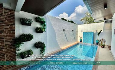 3 Bedrooms House For Rent with Pool Located in a secured subdivision in Barangay Cutcut,Angeles City,Pampanga