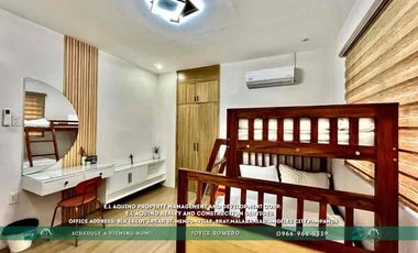 3 Bedrooms House For Rent with Pool Located in a secured subdivision in Barangay Cutcut,Angeles City,Pampanga