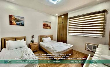 3 Bedrooms House For Rent with Pool Located in a secured subdivision in Barangay Cutcut,Angeles City,Pampanga