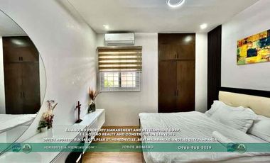 3 Bedrooms House For Rent with Pool Located in a secured subdivision in Barangay Cutcut,Angeles City,Pampanga