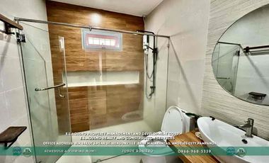 3 Bedrooms House For Rent with Pool Located in a secured subdivision in Barangay Cutcut,Angeles City,Pampanga