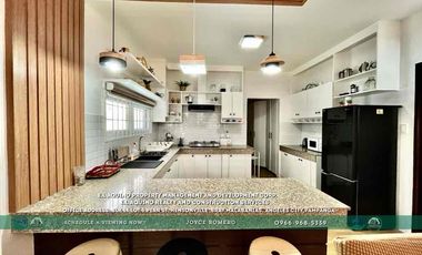 3 Bedrooms House For Rent with Pool Located in a secured subdivision in Barangay Cutcut,Angeles City,Pampanga