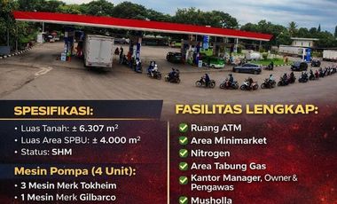 DIJUAL CEPAT POM BENSIN SPBU AKTIF BEROPERASI DI CIPANAS PUNCAK
