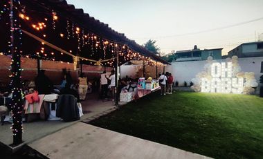 Bello Jardin en renta para eventos.