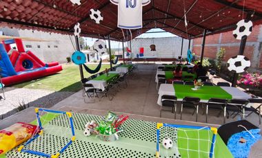 Bello Jardin en renta para eventos.