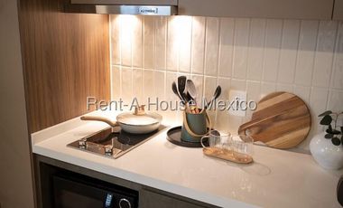 Departamento Loft en Renta | San Rafael (Nomad Jardín Reforma) | 37 m² | CW26-2237
