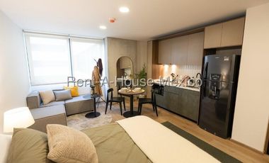 Departamento Loft en Renta | San Rafael (Nomad Jardín Reforma) | 37 m² | CW26-2238