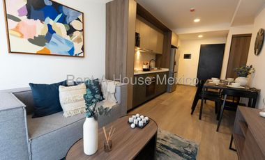 Departamento en Renta | San Rafael (Nomad Jardín Reforma) | 2 Rec. | 71 m² | CW26-1348