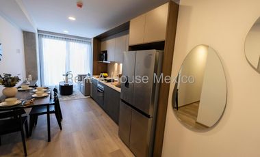 Departamento en Renta | San Rafael (Nomad Jardín Reforma) | 2 Rec. | 71 m² | CW26-1348