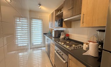 Departamento Amoblado y con Estacionamiento, Edificio Centro Lagos