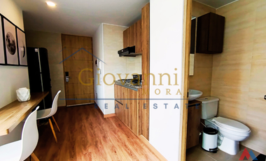 Arriendo, Apartaestudio en piso 8, Amoblado, Centro de Bogotá DC