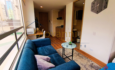 Arriendo, Apartaestudio en piso 8, Amoblado, Centro de Bogotá DC